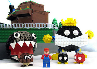 Illustration for article titled Super Mario 64's Iconic First Stage In LEGO Form